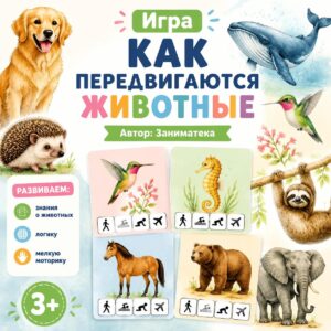 Игра «Как передвигаются животные»
